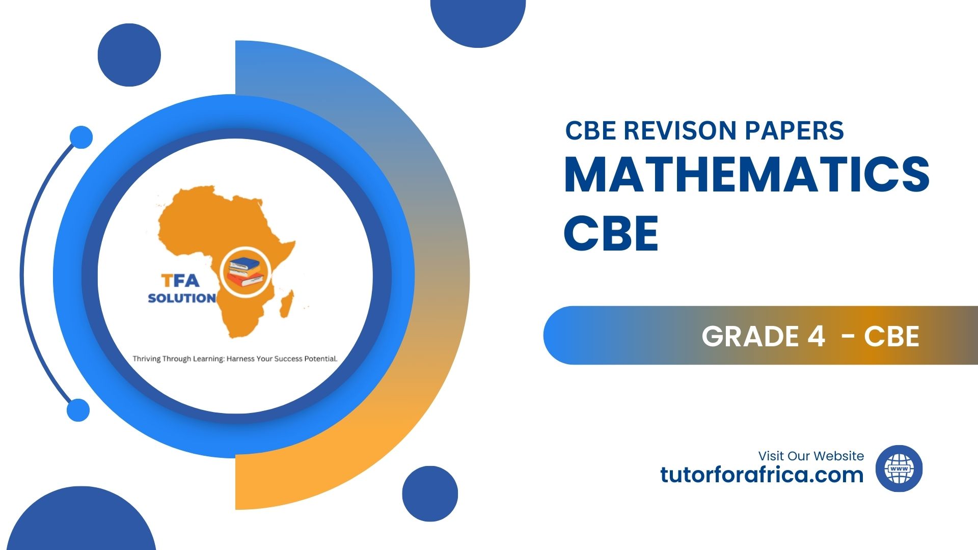 MATHEMATICS GRADE 4 REVISION PAPERS