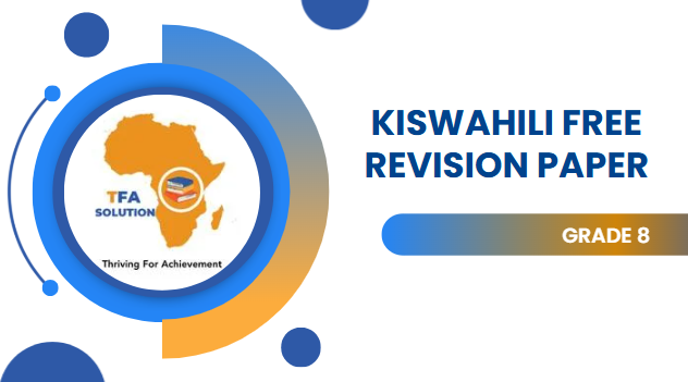 KISWAHILI GREDI LA NANE - Free Access