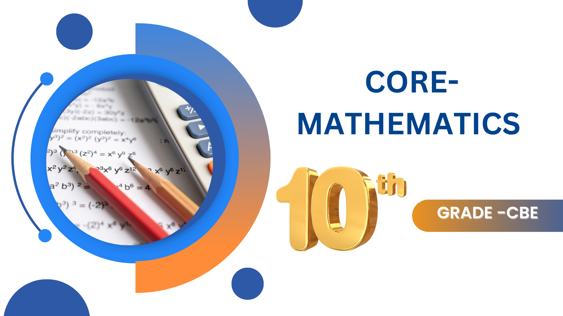 CORE MATHEMATICS GRADE 10 CBE 